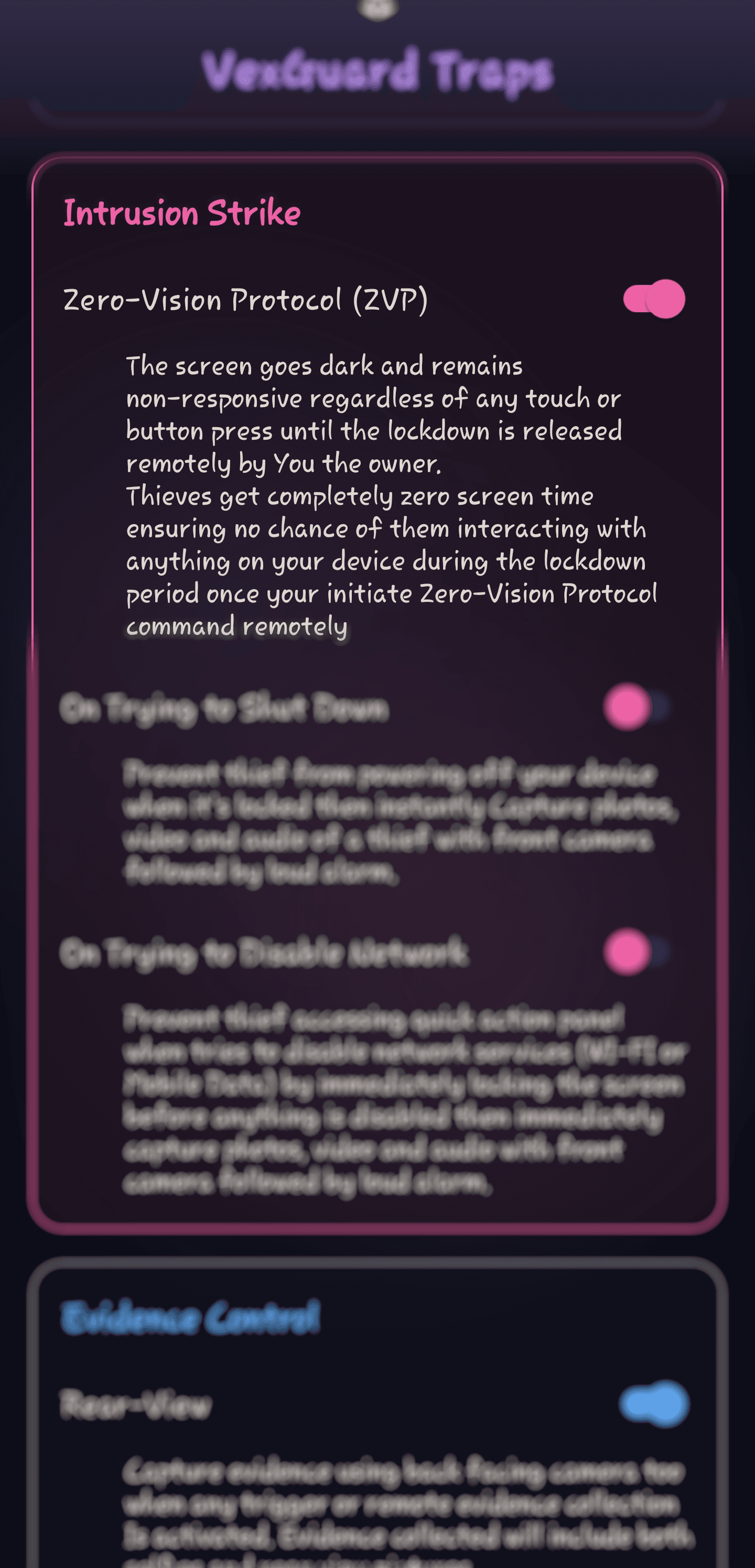 Zero-Vision Lockdown